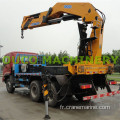 Grue montée sur camion adaptée aux besoins du client de boom d'articulation de rendement élevé de puissance forte